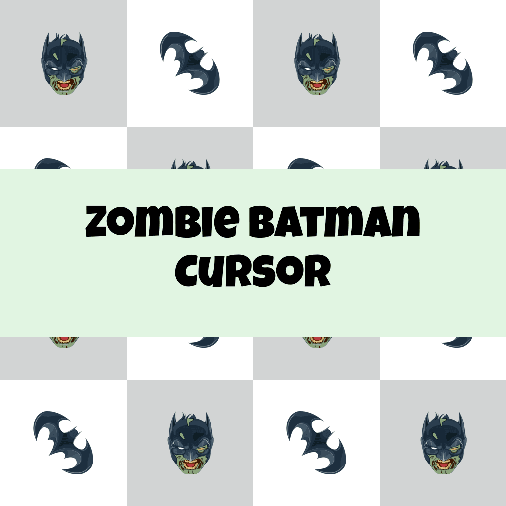 Preview Zombie Batman cursor custom cursor pack